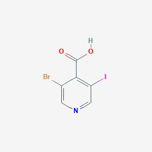 molecular formula C6H3BrINO2 B3247279 3-Bromo-5-iodopyridine-4-carboxylic acid CAS No. 1809168-67-9