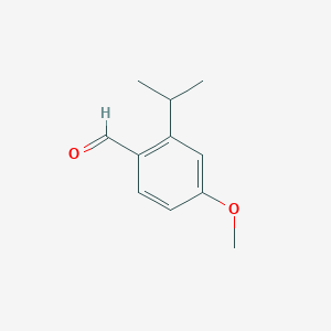 molecular formula C11H14O2 B3247292 2-异丙基-4-甲氧基苯甲醛 CAS No. 181035-59-6