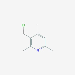 molecular formula C9H12ClN B3247333 3-(Chloromethyl)-2,4,6-trimethylpyridine CAS No. 181269-92-1