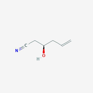 (3R)-3-hydroxyhex-5-enenitrile