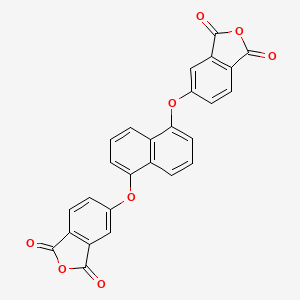 molecular formula C26H12O8 B3247363 1,3-Isobenzofurandione, 5,5'-[1,5-naphthalenediylbis(oxy)]bis- CAS No. 181487-22-9