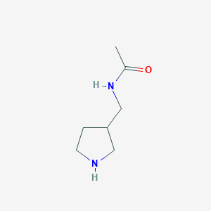 molecular formula C7H14N2O B3247372 N-Pyrrolidin-3-ylmethyl-acetamide CAS No. 181576-28-3