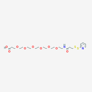 molecular formula C23H38N2O9S2 B3247400 SPDP-PEG6-acid CAS No. 1818294-33-5