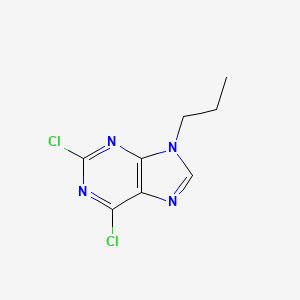 molecular formula C8H8Cl2N4 B3247415 2,6-二氯-9-丙基-9H-嘌呤 CAS No. 181862-20-4