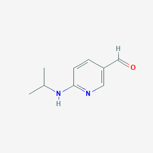 molecular formula C9H12N2O B3247425 6-(Isopropylamino)nicotinaldehyde CAS No. 181936-87-8