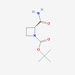 tert-Butyl (2R)-2-carbamoylazetidine-1-carboxylate