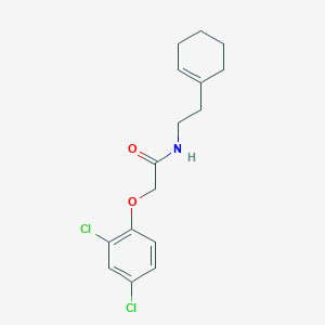 molecular formula C16H19Cl2NO2 B324754 N-[2-(1-cyclohexen-1-yl)ethyl]-2-(2,4-dichlorophenoxy)acetamide 