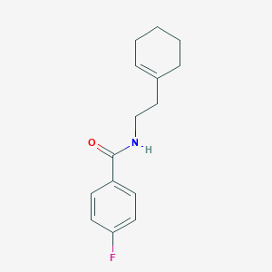 molecular formula C15H18FNO B324755 N-[2-(1-cyclohexenyl)ethyl]-4-fluorobenzamide 