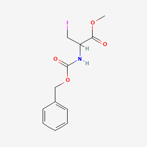 molecular formula C12H14INO4 B3247565 3-Iodo-N-Cbz-DL-alanine methyl ester CAS No. 1822420-54-1