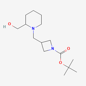 1-Azetidinecarboxylic acid, 3-[[2-(hydroxymethyl)-1-piperidinyl]methyl]-, 1,1-dimethylethyl ester