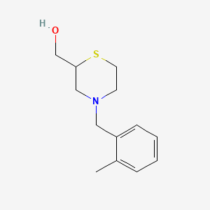 molecular formula C13H19NOS B3247833 2-Thiomorpholinemethanol, 4-[(2-methylphenyl)methyl]- CAS No. 1823981-57-2