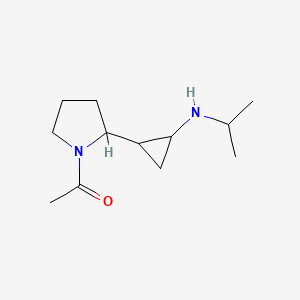 Ethanone, 1-[2-[2-[(1-methylethyl)amino]cyclopropyl]-1-pyrrolidinyl]-