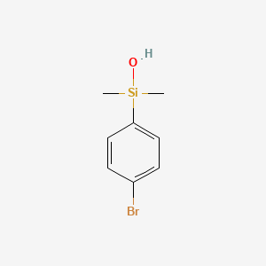 molecular formula C8H11BrOSi B3247948 (4-Bromophenyl)(dimethyl)silanol CAS No. 18246-02-1