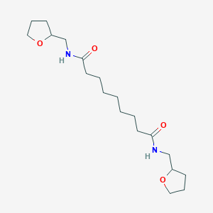 molecular formula C19H34N2O4 B324799 N~1~,N~9~-bis(tetrahydro-2-furanylmethyl)nonanediamide 