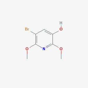 molecular formula C7H8BrNO3 B3248004 5-溴-2,6-二甲氧基吡啶-3-醇 CAS No. 1826110-10-4