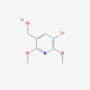 molecular formula C8H10BrNO3 B3248008 5-Bromo-2,6-dimethoxypyridine-3-methanol CAS No. 1826110-11-5