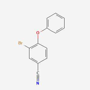 molecular formula C13H8BrNO B3248062 3-Bromo-4-phenoxybenzonitrile CAS No. 183111-00-4