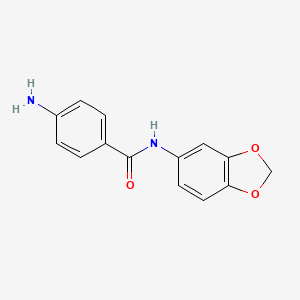 4-Amino-N-(1,3-dioxaindan-5-YL)benzamide