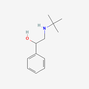 molecular formula C12H19NO B3248121 2-(tert-Butylamino)-1-phenylethanol CAS No. 18366-40-0