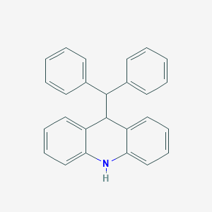 molecular formula C26H21N B3248149 9-(Diphenylmethyl)-9,10-dihydroacridine CAS No. 184092-25-9