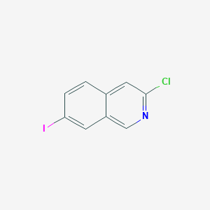 molecular formula C9H5ClIN B3248154 3-氯-7-碘异喹啉 CAS No. 1841079-91-1