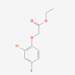 molecular formula C10H10BrFO3 B3248183 Ethyl (2-bromo-4-fluorophenoxy)acetate CAS No. 1842-10-0