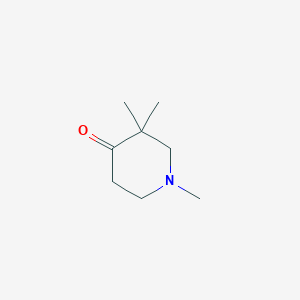 molecular formula C8H15NO B3248204 1,3,3-Trimethylpiperidin-4-one CAS No. 18436-83-4