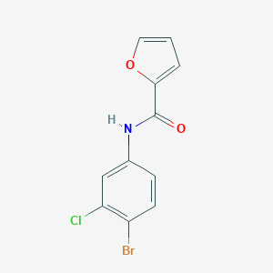 molecular formula C11H7BrClNO2 B324826 N-(4-bromo-3-chlorophenyl)-2-furamide 