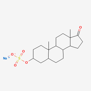 Sodium;(10,13-dimethyl-17-oxo-1,2,3,4,5,6,7,8,9,11,12,14,15,16-tetradecahydrocyclopenta[a]phenanthren-3-yl) sulfate