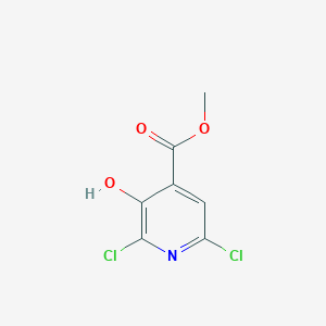 molecular formula C7H5Cl2NO3 B3248288 Methyl 2,6-dichloro-3-hydroxyisonicotinate CAS No. 185422-98-4