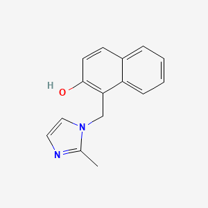 1-((2-Methyl-1H-imidazol-1-yl)methyl)naphthalen-2-ol