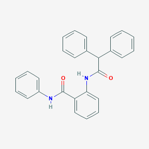 molecular formula C27H22N2O2 B324831 2-[(diphenylacetyl)amino]-N-phenylbenzamide 