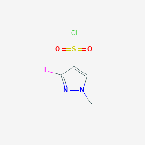 3-Iodo-1-methyl-1H-pyrazole-4-sulfonyl chloride