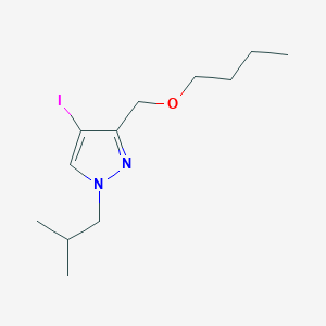 3-(butoxymethyl)-4-iodo-1-isobutyl-1H-pyrazole