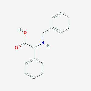 molecular formula C15H15NO2 B3248371 2-(Benzylamino)-2-phenylacetic acid CAS No. 1859-51-4