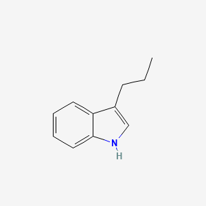 molecular formula C11H13N B3248378 3-propyl-1H-indole CAS No. 1859-92-3