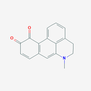 molecular formula C17H13NO2 B3248390 Apomorphine o-quinone CAS No. 18605-40-8