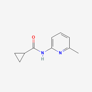 molecular formula C10H12N2O B3248401 N-(6-methylpyridin-2-yl)cyclopropanecarboxamide CAS No. 186253-86-1