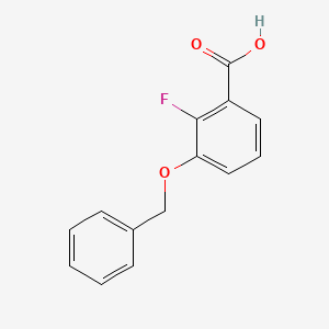 molecular formula C14H11FO3 B3248455 3-Benzyloxy-2-fluorobenzoic acid CAS No. 186584-65-6