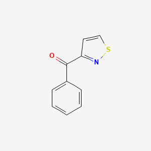 molecular formula C10H7NOS B3248468 3-Benzoyl-1,2-thiazole CAS No. 1870903-20-0