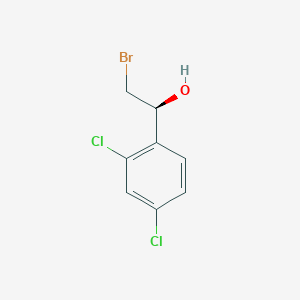molecular formula C8H7BrCl2O B3248481 (S)-2-Bromo-1-(2,4-dichlorophenyl)ethanol CAS No. 187164-20-1