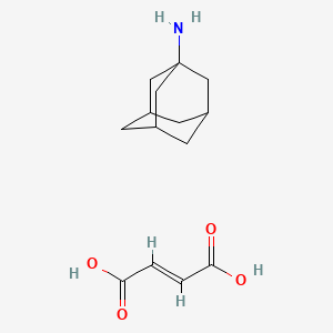 molecular formula C14H21NO4 B3248483 1-Adamantanamine fumarate CAS No. 18720-83-7