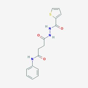 4-oxo-N-phenyl-4-[2-(2-thienylcarbonyl)hydrazino]butanamide