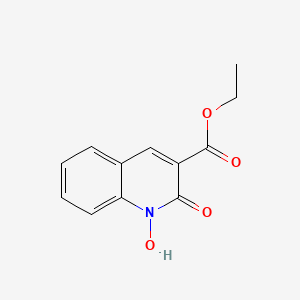 molecular formula C12H11NO4 B3248508 1-羟基-2-氧代-1,2-二氢喹啉-3-羧酸乙酯 CAS No. 1873-41-2