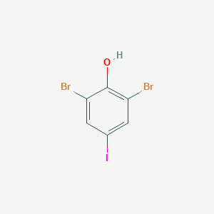 molecular formula C6H3Br2IO B3248515 2,6-二溴-4-碘苯酚 CAS No. 187407-15-4