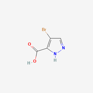 molecular formula C4H3BrN2O2 B3248518 4-溴-1H-吡唑-3-羧酸 CAS No. 18745-17-0