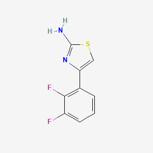 molecular formula C9H6F2N2S B3248554 4-(2,3-Difluoro-phenyl)-thiazol-2-ylamine CAS No. 187848-00-6
