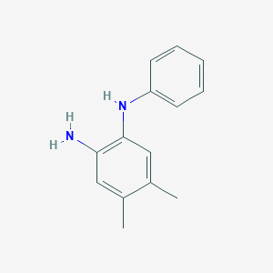molecular formula C14H16N2 B3248600 4,5-Dimethyl-N1-phenylbenzene-1,2-diamine CAS No. 1882221-58-0