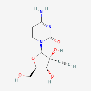 molecular formula C11H13N3O5 B3248642 2'-Ethynylcytidine CAS No. 188413-99-2