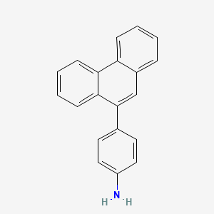 molecular formula C20H15N B3248725 4-(9-Phenanthrenyl)benzenamine CAS No. 188906-55-0